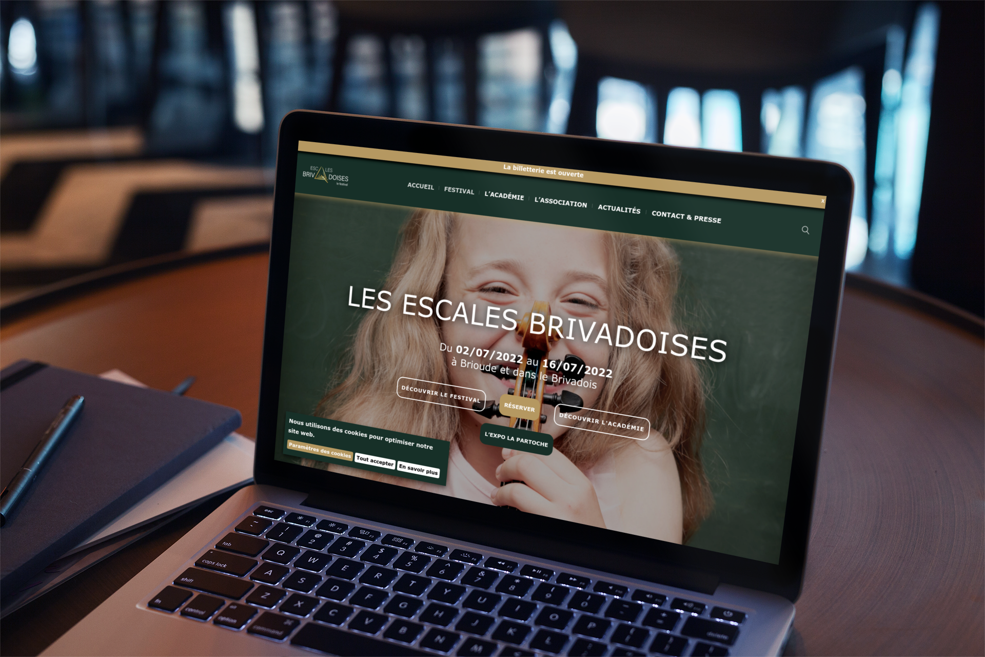 Site WordPress Escales Brivadoises