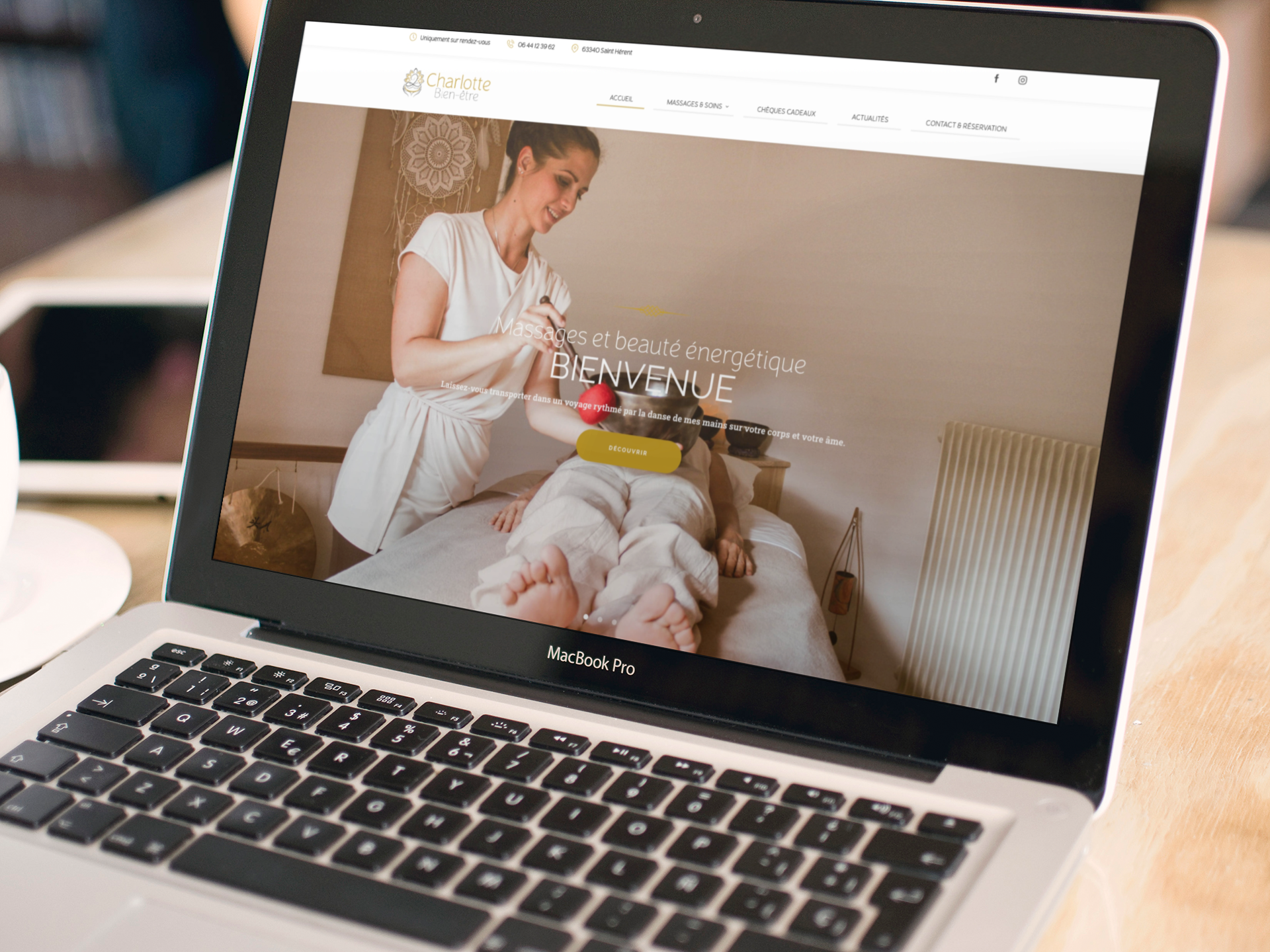 Charlotte bien être - site WordPress