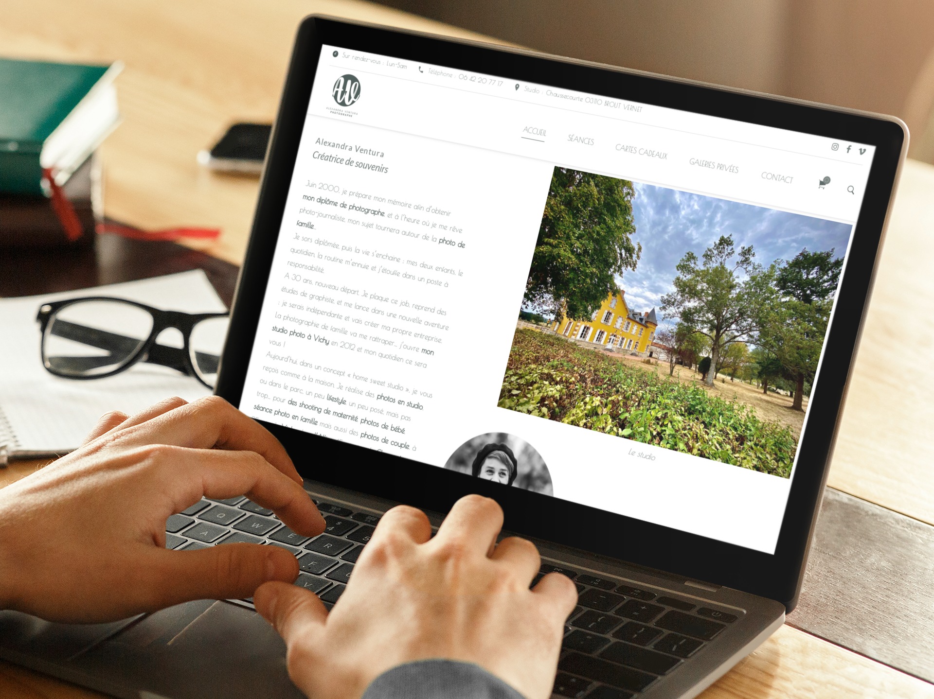 Alexandra Ventura - photographie Vichy